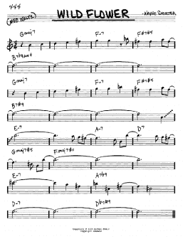 page one of Wild Flower (Real Book – Melody & Chords – Eb Instruments)