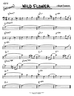 page one of Wild Flower (Real Book – Melody & Chords – Bass Clef Instruments)