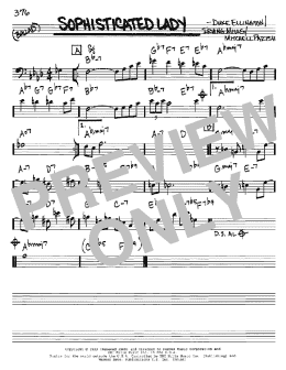 page one of Sophisticated Lady (Real Book – Melody & Chords – Bass Clef Instruments)