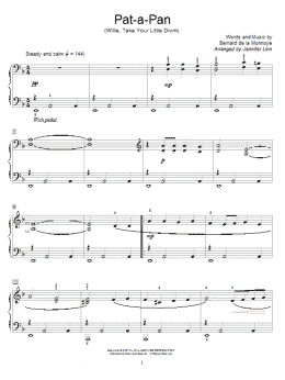 page one of Pat-A-Pan (Willie, Take Your Little Drum) (Educational Piano)