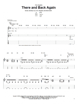 page one of There And Back Again (Guitar Tab)