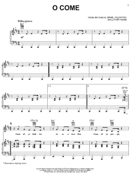 page one of O Come (Piano, Vocal & Guitar Chords (Right-Hand Melody))