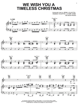 page one of We Wish You A Timeless Christmas (Piano, Vocal & Guitar Chords (Right-Hand Melody))