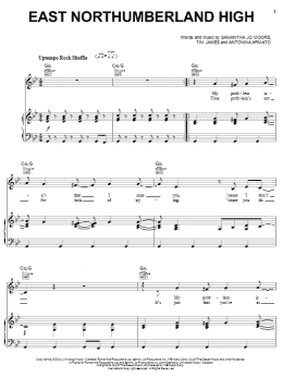 page one of East Northumberland High (Piano, Vocal & Guitar Chords (Right-Hand Melody))