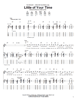 page one of Little Of Your Time (Guitar Tab)