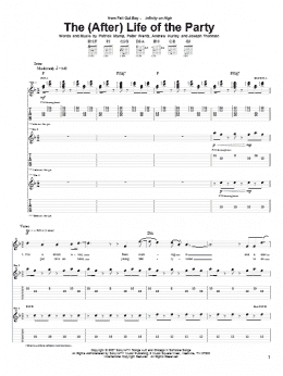 page one of The (After) Life Of The Party (Guitar Tab)
