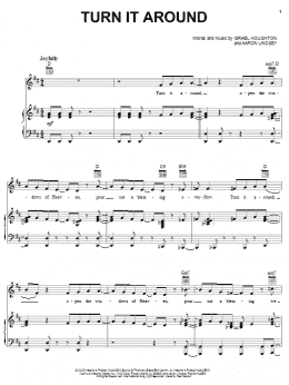 page one of Turn It Around (Piano, Vocal & Guitar Chords (Right-Hand Melody))