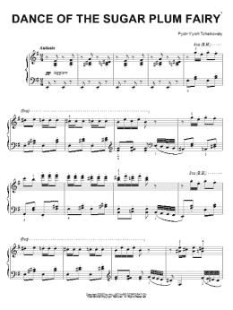 page one of Dance Of The Sugar Plum Fairy (from The Nutcracker) (Piano Solo)