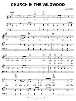page one of Church In The Wildwood (Piano, Vocal & Guitar Chords (Right-Hand Melody))