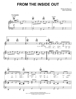 page one of From The Inside Out (Piano, Vocal & Guitar Chords (Right-Hand Melody))