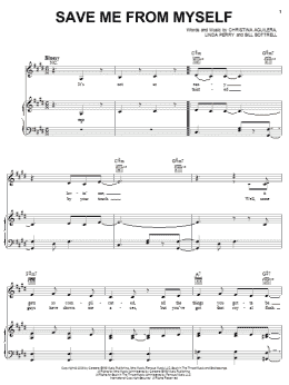 page one of Save Me From Myself (Piano, Vocal & Guitar Chords (Right-Hand Melody))