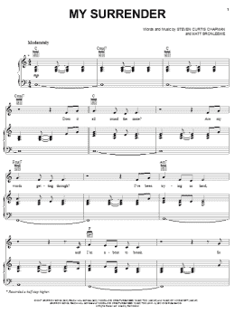 page one of My Surrender (Piano, Vocal & Guitar Chords (Right-Hand Melody))