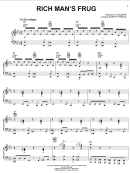 page one of Rich Man's Frug (Piano, Vocal & Guitar Chords (Right-Hand Melody))