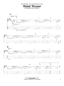 page one of Rebel 'Rouser (Guitar Tab)