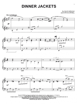 page one of Dinner Jackets (Piano Solo)