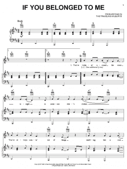 page one of If You Belonged To Me (Piano, Vocal & Guitar Chords (Right-Hand Melody))