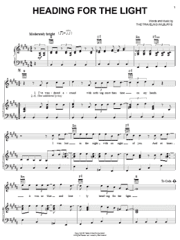 page one of Heading For The Light (Piano, Vocal & Guitar Chords (Right-Hand Melody))