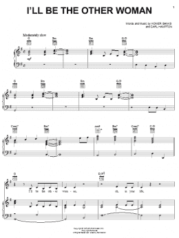 page one of I'll Be The Other Woman (Piano, Vocal & Guitar Chords (Right-Hand Melody))