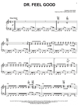 page one of Dr. Feel Good (Piano, Vocal & Guitar Chords (Right-Hand Melody))