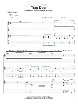 page one of Trap Door (Guitar Tab)