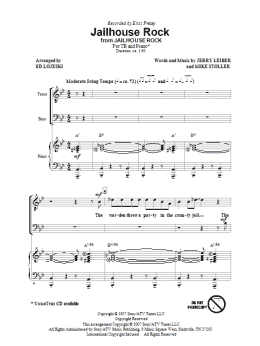 page one of Jailhouse Rock (TB Choir)