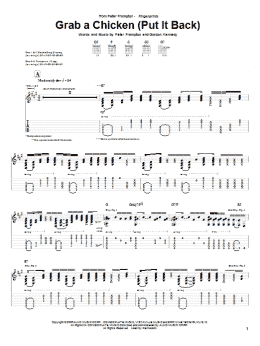 page one of Grab A Chicken (Put It Back) (Guitar Tab)