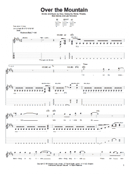 page one of Over The Mountain (Guitar Tab)