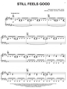 page one of Still Feels Good (Piano, Vocal & Guitar Chords (Right-Hand Melody))
