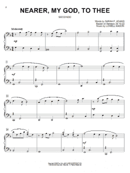 page one of Nearer, My God, To Thee (Piano Duet)