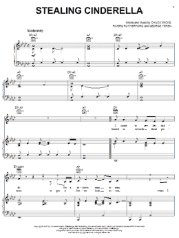 page one of Stealing Cinderella (Piano, Vocal & Guitar Chords (Right-Hand Melody))
