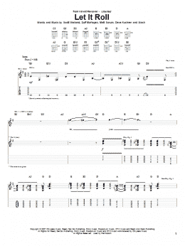 page one of Let It Roll (Guitar Tab)