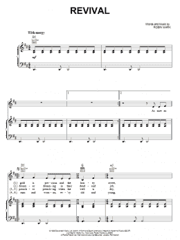 page one of Revival (Piano, Vocal & Guitar Chords (Right-Hand Melody))