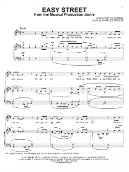 page one of Easy Street (Piano & Vocal)
