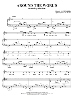 page one of Around The World (Piano & Vocal)