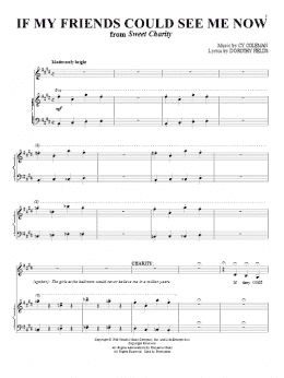 page one of If My Friends Could See Me Now (Piano & Vocal)