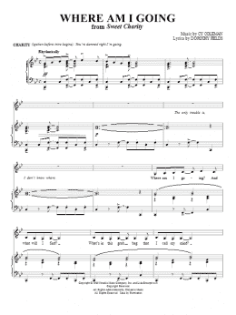 page one of Where Am I Going (Piano & Vocal)