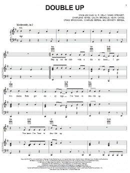 page one of Double Up (Piano, Vocal & Guitar Chords (Right-Hand Melody))