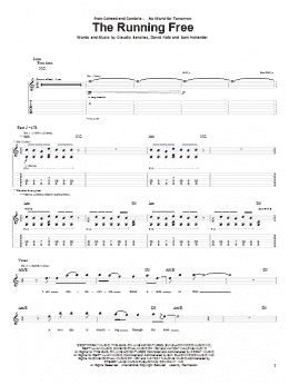 page one of The Running Free (Guitar Tab)