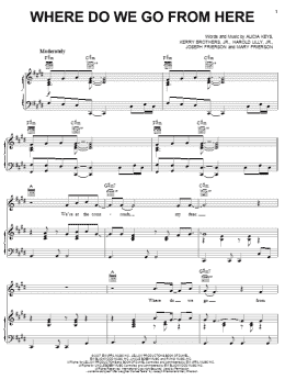 page one of Where Do We Go From Here (Piano, Vocal & Guitar Chords (Right-Hand Melody))