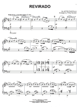 page one of Revirado (arr. Phillip Keveren) (Piano Solo)