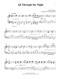 page one of All Through The Night (Educational Piano)