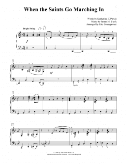 page one of When The Saints Go Marching In (Educational Piano)