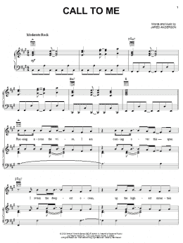 page one of Call To Me (Piano, Vocal & Guitar Chords (Right-Hand Melody))