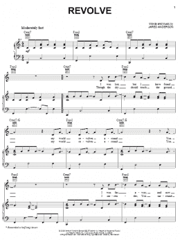 page one of Revolve (Piano, Vocal & Guitar Chords (Right-Hand Melody))