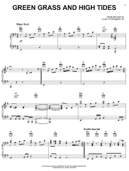 page one of Green Grass And High Tides (Piano, Vocal & Guitar Chords (Right-Hand Melody))