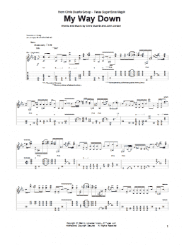 page one of My Way Down (Guitar Tab)