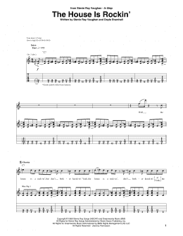 page one of The House Is Rockin' (Guitar Tab)
