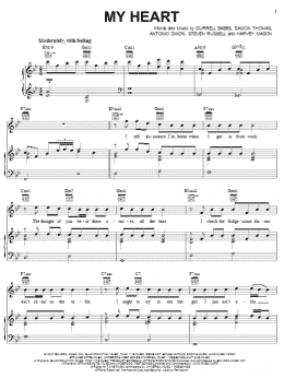 page one of My Heart (Piano, Vocal & Guitar Chords (Right-Hand Melody))