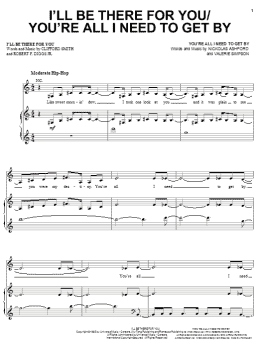 page one of I'll Be There For You (Piano, Vocal & Guitar Chords (Right-Hand Melody))