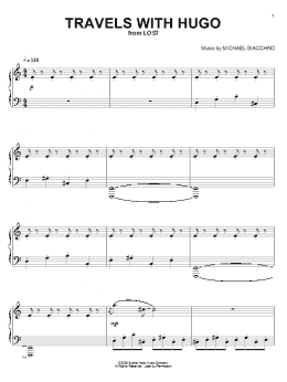 page one of Travels With Hugo (Piano Solo)
